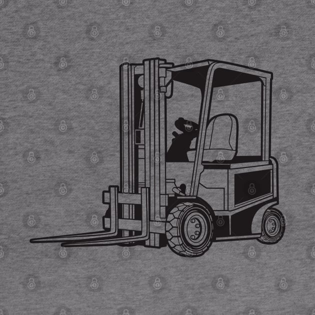 Forklift by pmuirart